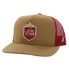 HOOEY "LONE STAR" Tan Red Mesh Snapback Trucker LS011T-TNRD - Southern Girls Boutique