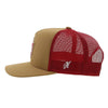 HOOEY "LONE STAR" Tan Red Mesh Snapback Trucker LS011T-TNRD - Southern Girls Boutique