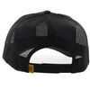 HOOEY "LONE STAR" BLACK W/GOLD/BLACK PATCH Mesh Snapback Trucker LS013T-BK - Southern Girls Boutique