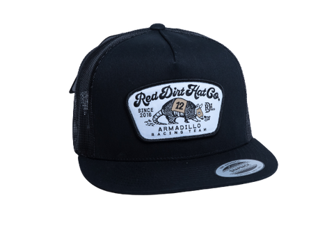 Red Dirt Hat Dos Dillo Black Mesh Trucker Patch Cap RDHC- 205 - Southern Girls Boutique