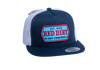 Red Dirt Hat High Life Navy White Mesh Trucker Patch Cap RDHC-191 - Southern Girls Boutique