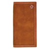 Hooey "ROUGHY CLASSIC" ROUGHOUT BROWN LEATHER RODEO WALLET RW001-TNBR - Southern Girls Boutique