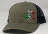 Hunting Hat Loden/Black Mesh Green Mexican Pig SP SnapBack Trucker - Southern Girls Boutique