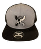 Hooey "TEXICAN" Grey /Black Texas Flag Trucker Hat 2220T-GYBK - Southern Girls Boutique