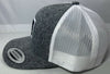 HOOEY Hat BRONX Gray with White Mesh Trucker OSFA 2003T-GYWH - Southern Girls Boutique