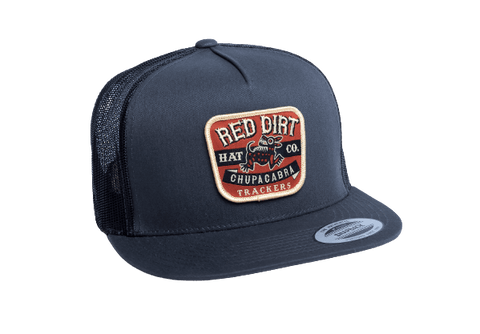 Red Dirt Hat CHUPACABRA Charcoal/ Black Mesh Snapback Trucker RDHC-206 - Southern Girls Boutique