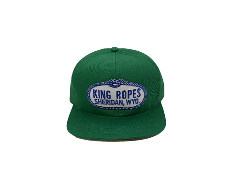 King Ropes Hat Sheridan Wyoming Green Trucker Snapback with foam liner - Southern Girls Boutique