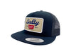 Salty Rodeo THE OG Black Mesh Snapback Trucker Hat - Southern Girls Boutique