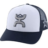 Hooey YOUTH DALLAS COWBOYS HAT W/ HOOEY LOGO (WHITE/NAVY) 7003T-WHNV-Y - Southern Girls Boutique