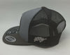 Hooey Western Leather Patch Hat Snapback Trucker Grey With Mesh 2114T-GYCH - Southern Girls Boutique