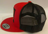 Lazy J Ranch Wear Red & Black 4" Fire J Patch Cap Lazy J Hat - Southern Girls Boutique