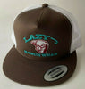 Lazy J Ranch Wear Black Embroidered Show Bull Brown/White Trucker Snapback - Southern Girls Boutique